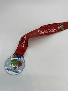 Slow AF Run Club Santa Dash Race finishers medal - Picture 1 of 3
