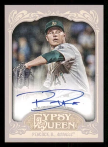 2012 Topps Gypsy Queen AUTO #BPK Brad Peacock - Picture 1 of 2