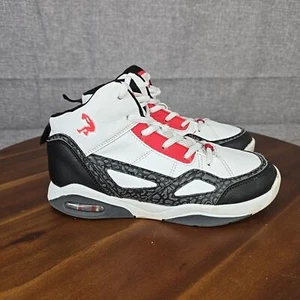 Scarpe da basket Shaq giovani taglia 4 fischietto largo Q8651YWTBK-W nero bianco rosso - Foto 1 di 12