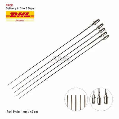 ANS NEW LITHOCLAST PCNL SONDA 1MM/40 CM AÇO INOXIDÁVEL CONJUNTO DE 5 - Imagem 1 de 4