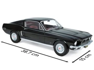Ford Mustang Fastback - 1968 - negro - Norev 1:12 - Imagen 1 de 2