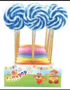 lollipop lollipop party gadgets blue grams 40x 24 pieces - Picture 1 of 1