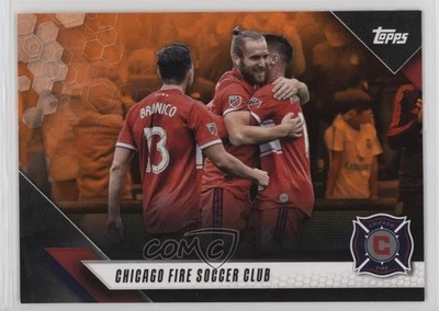 2019 Topps MLS Orange /25 Chicago Fire Soccer Club #178 - Image 1 of 2