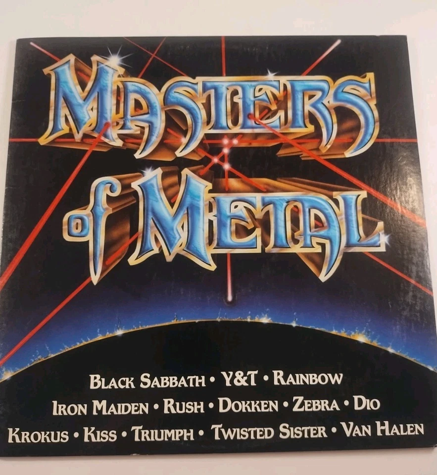 Masters Of Metal '84 MINT-1st press LP Dio Kiss Iron Maiden Van Halen Rush RARE - Image 1 of 4