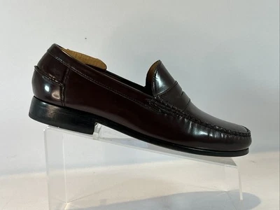 Zapatos de vestir Florsheim Penny mocasines para hombre talla 8,5 EEE extra anchos de cuero sangre de buey Foto 1 de 4