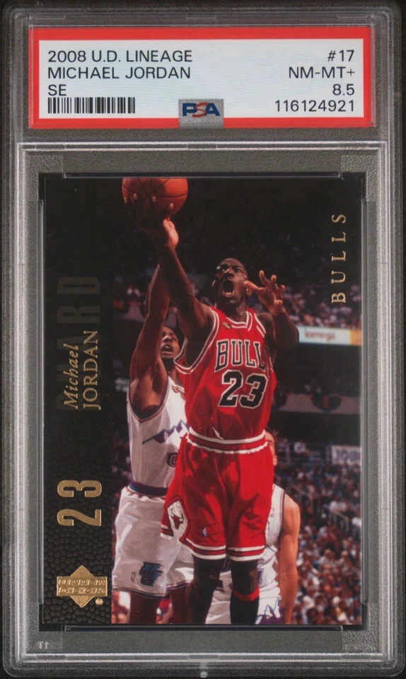 2008-09 Upper Deck Lineage #17 Michael Jordan SE, PSA 8.5, POP 1 NONE HIGHER - Image 1 of 2