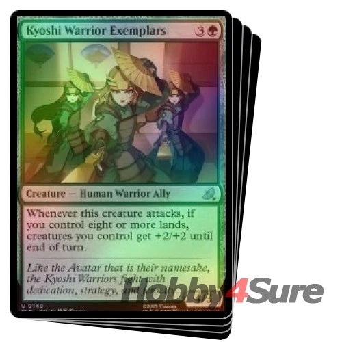 Foil Presale Kyoshi Warrior Exemplars X4 MTG Avatar: The Last Airbender Eternal - Image 1 of 1