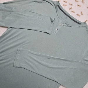 Free Fly XL Mens Long Sleeve Henley Shirt Comfort Adventure Outdoors - Picture 1 of 13