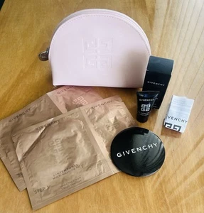 Givenchy Skincare TRAVEL SET Le Soin Noir + L'Intemporal + COSMETIC MAKEUP BAG - Picture 1 of 6
