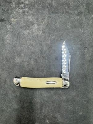 Navaja de bolsillo vintage Imperial Ireland 1 hoja mango blanco Foto 1 de 4