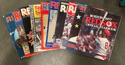 (9)  Different Boston Red Sox Yearbooks Lot Plus 1 Program 1969-1971, 1973-1977 - Image 1 of 4