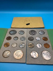 1958  DOUBLE MINT SET 20 COINS TONING "WAITING  FOR CERTIFICATION" - Picture 1 of 8