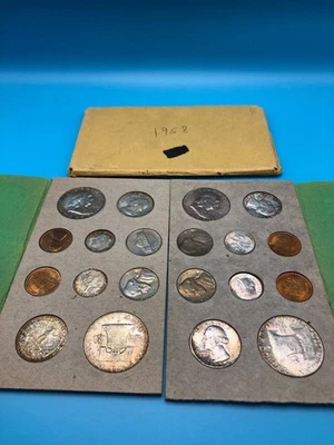 1958  DOUBLE MINT SET 20 COINS TONING "WAITING  FOR CERTIFICATION" - Image 1 of 4