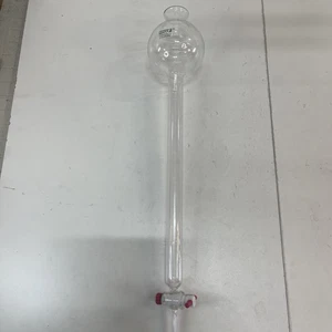 HGF Chromatography Column w/ 350 mL Reservoir W/Valve 16" Lab Glass - Picture 1 of 4