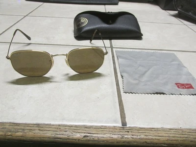 Gafas de sol Ray-Ban RB 3548-N marco dorado/lente dorada aviador 54-21-145 3P polarizadas Foto 1 de 4