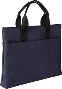 Waterproof Oxford Handle Document Bag Handbag Briefcase for Files Blue - Picture 1 of 7