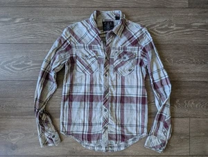 Fox Racing Mtb Flannel Plaid Check Shirt Size Small - Picture 1 of 5