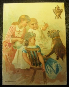 Cassapanca Dilworth Brothers Cassaforte Pubblicità Vittoriana Trade Card - Foto 1 di 4