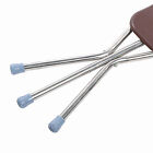 (brown) Light Weight Practical Cane Stool Folding Cane Stool
