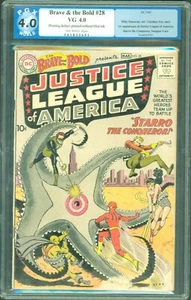 Brave and the Bold #28 PGX 4.0 DC 1960 1st Justice League Free CGC Mylar! 551 cm - Picture 1 of 2