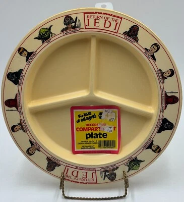 1982 Deka Plastics Star Wars Return of The Jedi Decorative Compartment Plate - Image 1 of 4