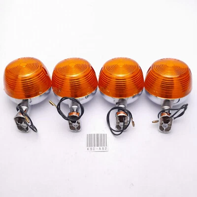 Juego de 4 intermitentes Honda CB100 CB125 S110 Benly S90Z CS90 puede adaptarse a CG110 CG125 Foto 1 de 4