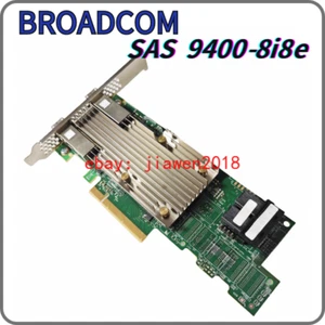 Broadcom 9400-8I8E SAS3408 SATA internal and external direct expansion card - Picture 1 of 5