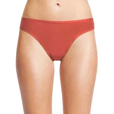 Bragas de tanga de algodón liso No Boundaries para mujer talla X-PEQUEÑAS ladrillo de arcilla Foto 1 de 2