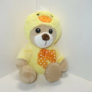 Dan Dee Happy Go Oso Esponjoso Pato Amarillo Bebé Pollito Traje Peluche 12" Peluche de Pascua - Imagen 1 de 8