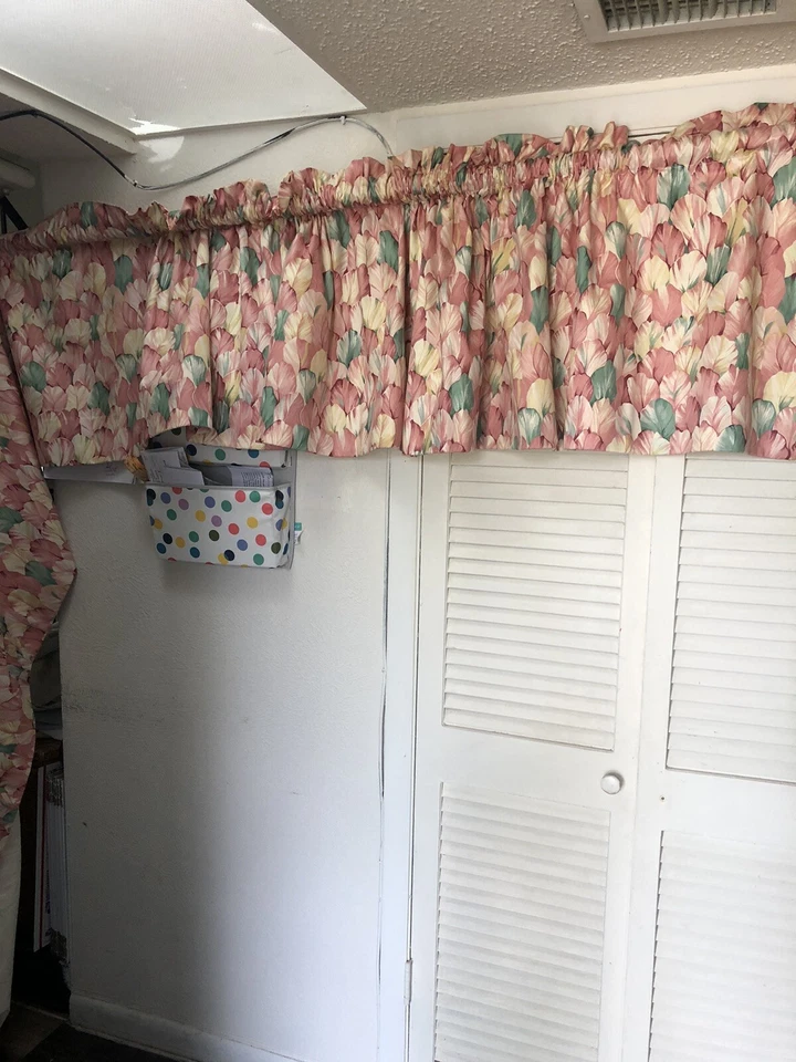 VNT WAVERLY СПЕЦИАЛЬНЫЙ ТЮЛЬПАН ЦВЕТОЧНЫЙ БАЛДАХИН РОЗОВЫЙ XTRA ДЛИННЫЙ 24x210 «СТЕРЖЕНЬ ПОДКЛАДКА EUC - Изображение 1 из 4