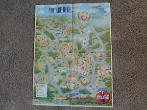 EJ SCOUT BSA 1993 NATIONAL JAMBOREE COCA-COLA COKE CARTOON KARTE POSTER DRUCK! - Bild 1 von 6