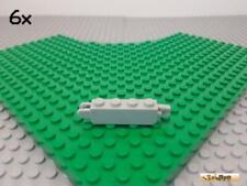 LEGO® 6Stk Technic Stein 1x4 / Rastergelenk / Scharnier alt-hellgrau 30387