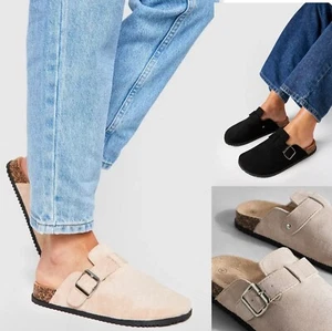 SANDALIAS DE MUJER SEÑORA CON PUNTERA CERRADA CÓMODAS MODA SUAVE ZUECOS HOILDAY MULAS - Imagen 1 de 11