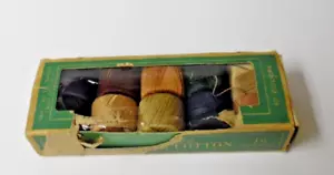 Hilo reparador vintage Hand-I-Packet 10 bolas algodón mercerizado 25 yardas EA - Imagen 1 de 7