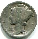 1916 Silver Mercury Dime ! First Year !