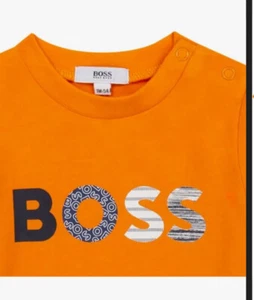 Authentic Hugo Boss Baby Orange Shirt - Picture 1 of 4