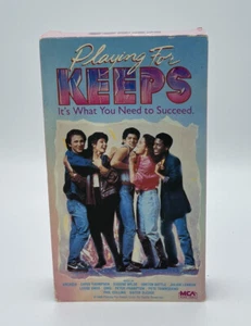PLAYING FOR KEEPS (VHS 1986) MARISA TOMEI, MUSIC BY FRAMPTON, COLLINS, TOWNSHEND - Picture 1 of 4