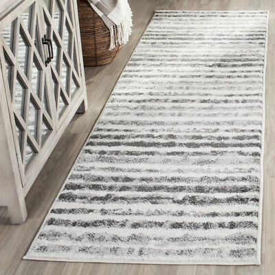 Safavieh Adirondack IVORY / CHARCOAL 2' 6" X 6' Runner - ADR126N-26 - Image 1 of 3