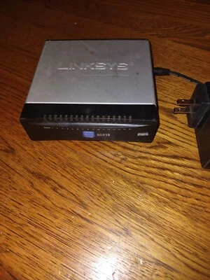 Linksys Model SD216 16-Port 10/100 Desktop Ethernet Network Switch Cisco Systems - Image 1 of 4
