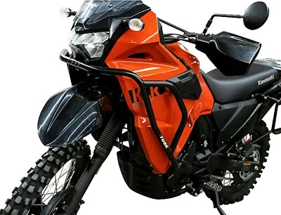 Protectores de motor Tusk Crash Bars negros para Kawasaki KLR650 2022-2025 ADV Touring Foto 1 de 4