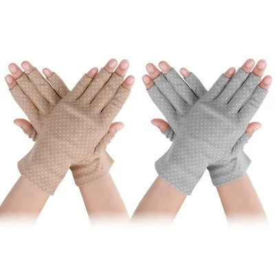 Women's Sunblock Fingerless Gloves Summer Sunscreen Gloves UV Protection Glove - Image 1 of 4