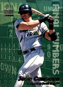 2000 Pacific Crown Royale Baseball Final Numbers #24 Jose Canseco