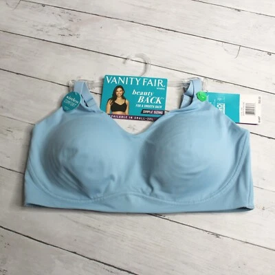 Sujetador inalámbrico Vanity Fair para mujer talla L espalda lisa cómodo acolchado estilo 72118 Foto 1 de 4