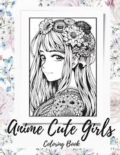 Artphoenix Anime Girls Coloring Book For Adults (Paperback)