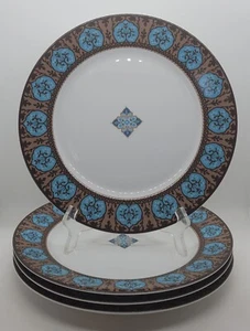 Lot de 4 assiettes à dîner JAVA BLUE par Sadek Vera Bradley 10 3/4" - Photo 1 sur 5
