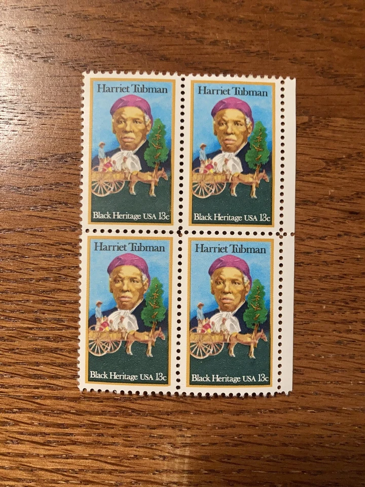 Block of 4 Harriet Tubman U.S. Stamps - Image 1 of 1