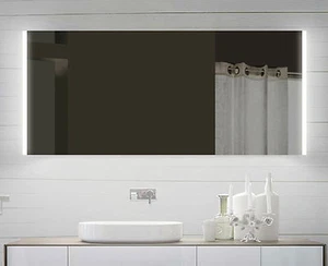 LED Beleuchtung Hänge Wand Badezimmer Bad Licht spiegel mit schalter 140x60 - Bild 1 von 3