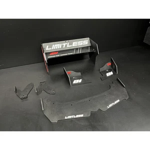 STP1135BK ACTIVE WING KIT W/ FRONT SPLITTER FOR LIMITLESS V2 BLACK (2PCS) - Bild 1 von 4