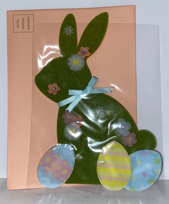 Papyrus Easter Card | Felt Bunny - Image 1 of 2