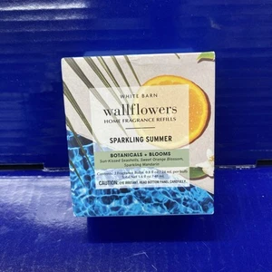2 Pack -  Bath & Body Works Wallflower Refills SPARKLING SUMMER 1.6 Fl Oz - Picture 1 of 3
